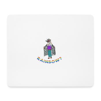 UniCorn Einhorn Dealer Drugs Gras M coka deal neu - Mousepad (Querformat) - Weiß - Vorne