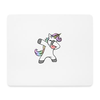 Dab Dance Dabbing Unicorn Dancing Unicorn - Mouse Pad (horizontal) - white - Front