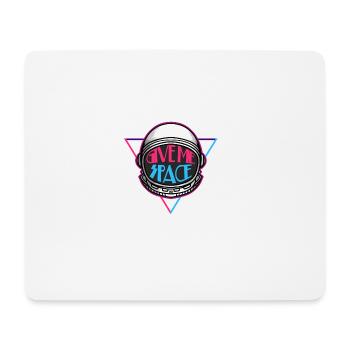 Space - Weltall - Weltraum - Raum - Spruch - Mousepad (Querformat) - Weiß - Vorne