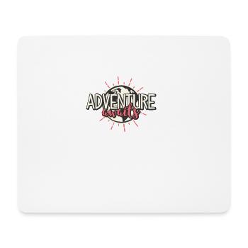 Adventure Awaits Camping T-Shirt - Mousepad (Querformat) - Weiß - Vorne