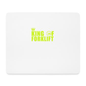 Gabelstapler Fahrer Bediener lustiges Design - Mousepad (Querformat) - Weiß - Vorne