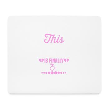 Witziges Scheidungsgeschenk Sarkastische Scheidung - Mousepad (Querformat) - Weiß - Vorne