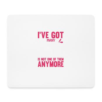 Witziges Scheidungsgeschenk Sarkastische Scheidung - Mousepad (Querformat) - Weiß - Vorne
