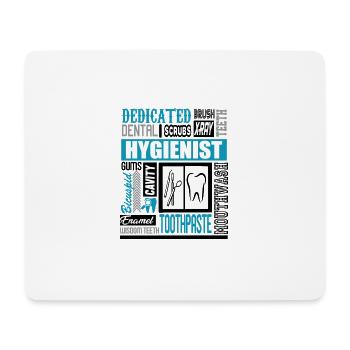 Dental Assistant Oral Hygienist RDH Dentist Gift - Mousepad (Querformat) - Weiß - Vorne