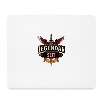 Geburtstag Legendär Seit 1952 Geschenk - Mousepad (Querformat) - Weiß - Vorne