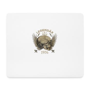 Geburtstag Legendär Seit 1976 Geschenk - Mousepad (Querformat) - Weiß - Vorne