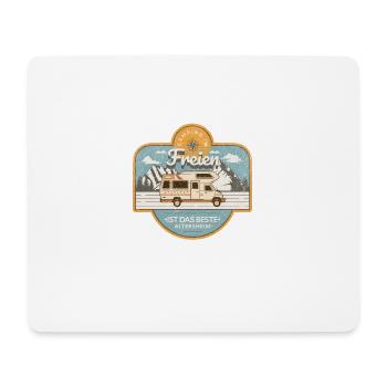 Camping Im Freien Ist Das Bessere Altersheim - Mousepad (Querformat) - Weiß - Vorne