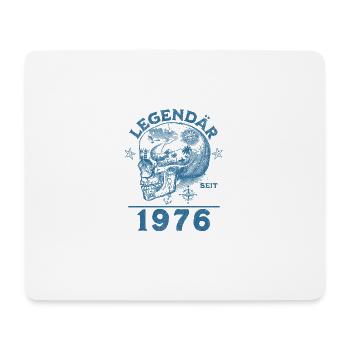 Geburtstag Legendär Seit 1976 Geschenk - Mousepad (Querformat) - Weiß - Vorne
