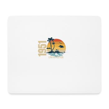 Anniversaire édition limitée 1951 - Tapis de souris (format paysage) - blanc - Devant