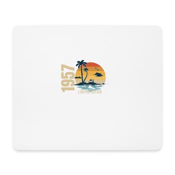 Geburtstag Limited Edition 1957 - Mousepad (Querformat) - Weiß - Vorne
