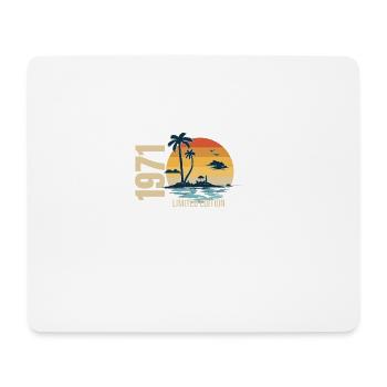 Birthday Limited Edition 1971 - Mouse Pad (horizontal) - white - Front