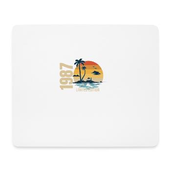 Birthday Edition Limitée 1987 - Tapis de souris (format paysage) - blanc - Devant