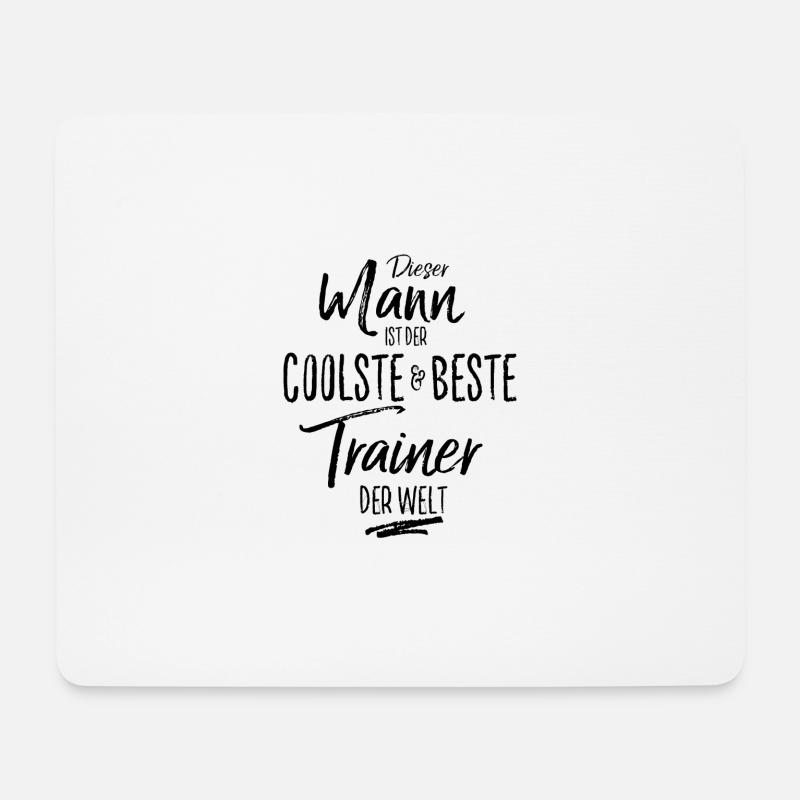Trainer der Beste (s) - Mousepad (Querformat) - Weiß
