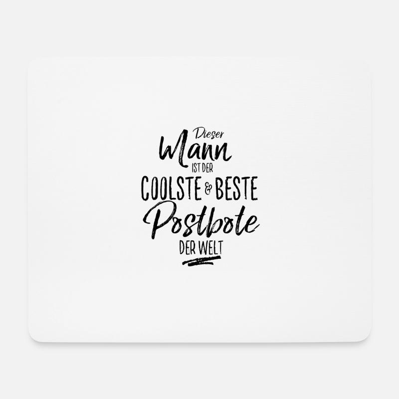 postbote der Beste (s) - Mousepad (Querformat) - Weiß