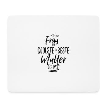 mutter - die Beste (s) - Mousepad (Querformat) - Weiß - Vorne