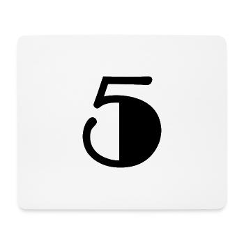 5. 5 JAHRE. 5-JÄHRIGES JUBILÄUM. GEBURTSTAG 5 JAHRE. 5 - Mousepad (Querformat) - Weiß - Vorne