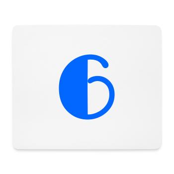 6 YEARS. 6th ANNIVERSARY. 6 YEAR ANNIVERSARY. 6 - Mouse Pad (horizontal) - white - Front