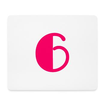 6. 6 YEARS. 6th ANNIVERSARY. 6 YEAR ANNIVERSARY. ANN - Mouse Pad (horizontal) - white - Front