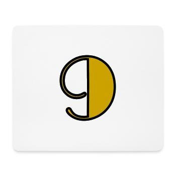 9. 9 YEARS. 9th ANNIVERSARY. BIRTHDAY 9 YEARS - Mouse Pad (horizontal) - white - Front
