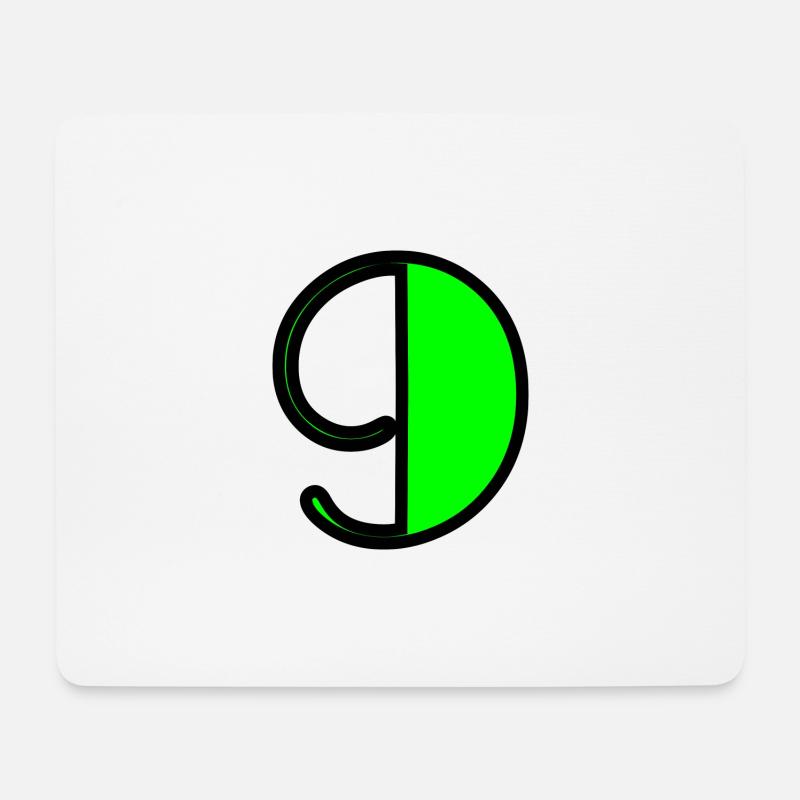 9. 9 JAHRE. 9. JAHRESTAG. GEBURTSTAG 9 JAHRE. 9 - Mousepad (Querformat) - Weiß