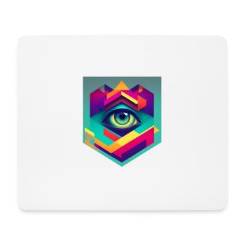 Retro 2 cut - Mousepad (Querformat) - Weiß - Vorne