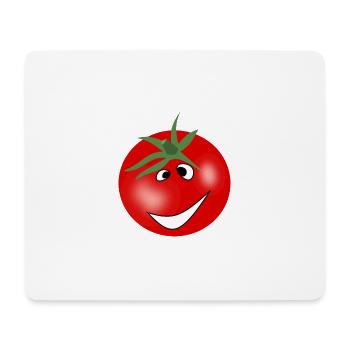 Funny Tomato - Mouse Pad (horizontal) - white - Front