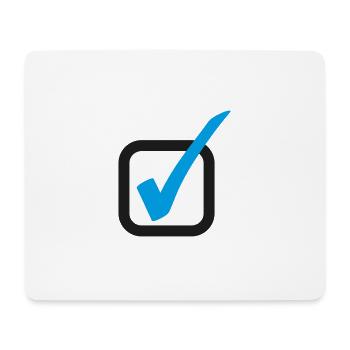 Tick - Mouse Pad (horizontal) - white - Front