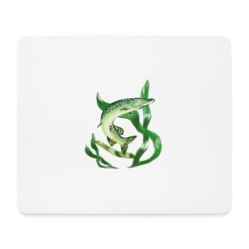 Pike - Mouse Pad (horizontal) - white - Front