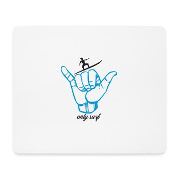 Surfing - Mouse Pad (horizontal) - white - Front