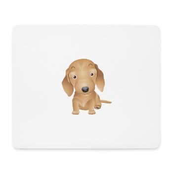 Hund, Wolf, Tiere, Chien, loup, animaux, Dog - Mouse Pad (horizontal) - white - Front