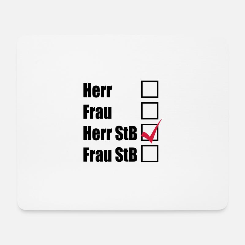 Steuerberater - Mousepad (Querformat) - Weiß