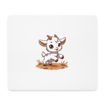 Lillte Lamb - Mouse Pad (horizontal) - white - Front