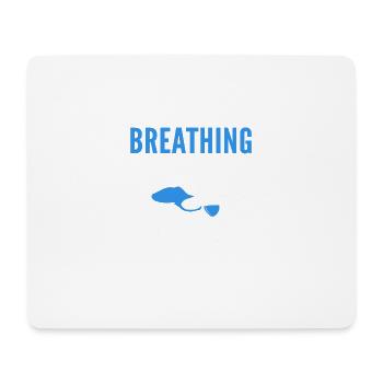 Für die Schwachen Schwimmtrainer Gift - Mousepad (Querformat) - Weiß - Vorne