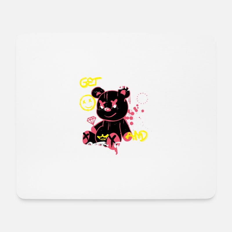 Bearstreet - Mousepad (Querformat) - Weiß