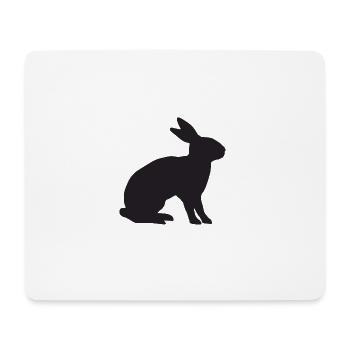 rabbit - Tapis de souris (format paysage) - blanc - Devant
