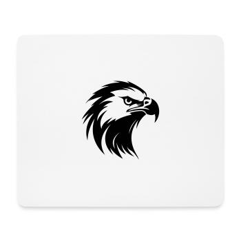 Adler - Mousepad (Querformat) - Weiß - Vorne