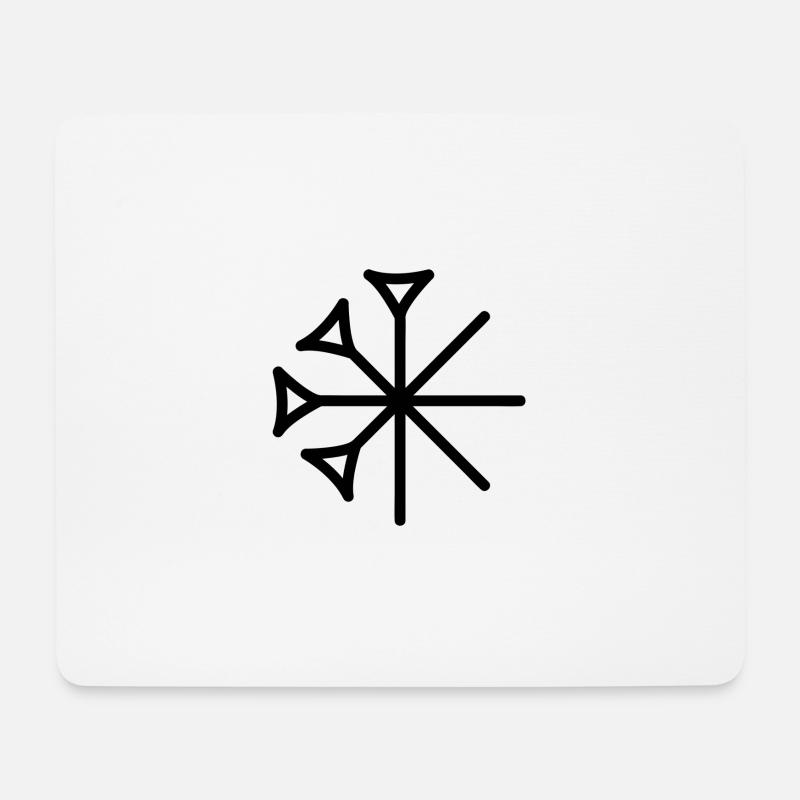 Ezidi - Mousepad (Querformat) - Weiß