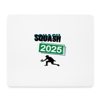 Squash Spieler Team Turnier Mannschaft in 2025 - Mousepad (Querformat) - Weiß - Vorne