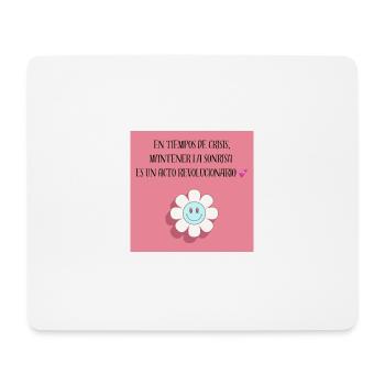 Pink crisis - Tapis de souris (format paysage) - blanc - Devant