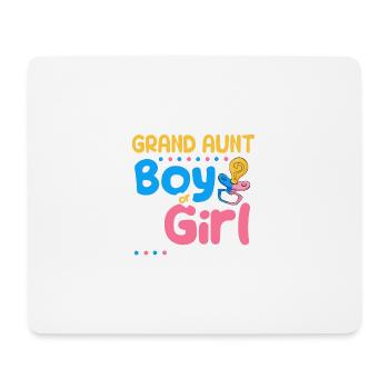 Pink or Blue Grand Aunt Loves You Best Auntie - Mousepad (Querformat) - Weiß - Vorne