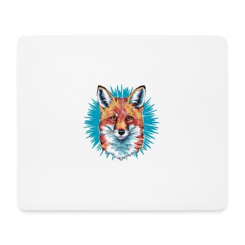 Fuchs - Illustration - Mousepad (Querformat) - Weiß - Vorne