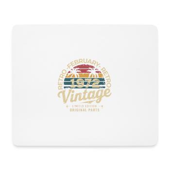 Février 1972 | Génial Depuis Février 1972 - Tapis de souris (format paysage) - blanc - Devant