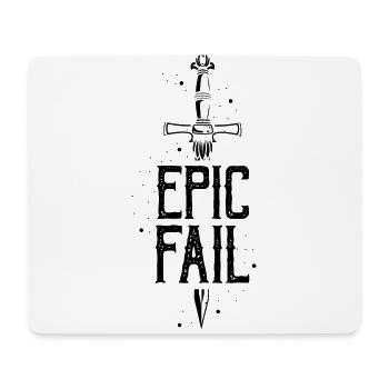 Citation Larper pour les jeux de rôle GN et fantastiques - Tapis de souris (format paysage) - blanc - Devant