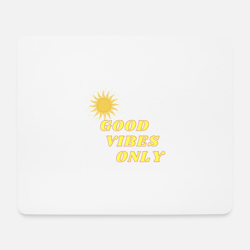 nur gute Laune! - Mousepad (Querformat) - Weiß
