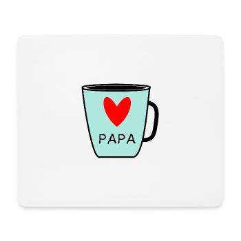 VATERTAG. ALLES GUTE ZUM GEBURTSTAG, PAPA. PAPA. ALLES GUTE ZUM GEBURTSTAG - Mousepad (Querformat) - Weiß - Vorne