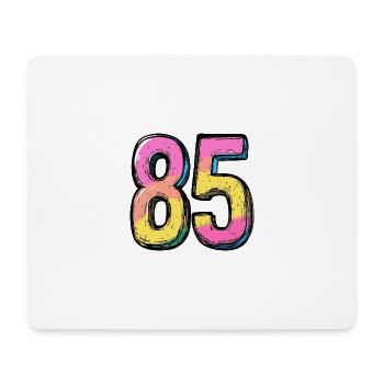 85 Number Comic - Mouse Pad (horizontal) - white - Front