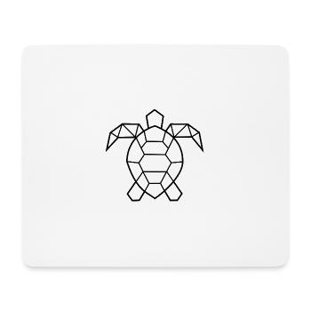 Turtle geometric - Mouse Pad (horizontal) - white - Front