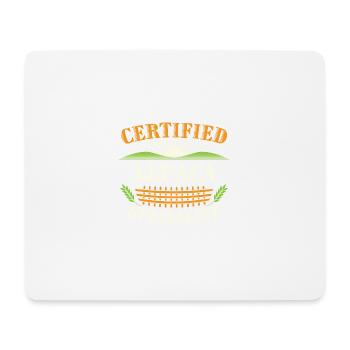 Certified Alpaca Specialist Farmer Funny Farming - Mouse Pad (horizontal) - white - Front