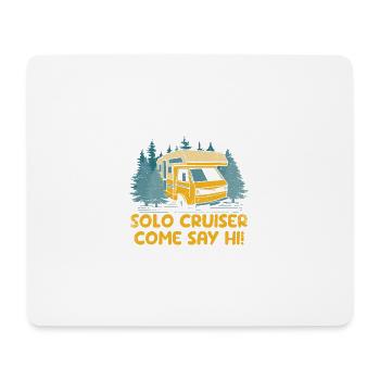 Cruiser Venez dire bonjour voyageur Voyage de vacances - Tapis de souris (format paysage) - blanc - Devant