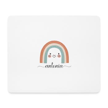 Antonia! Rainbow, customisable - Mouse Pad (horizontal) - white - Front